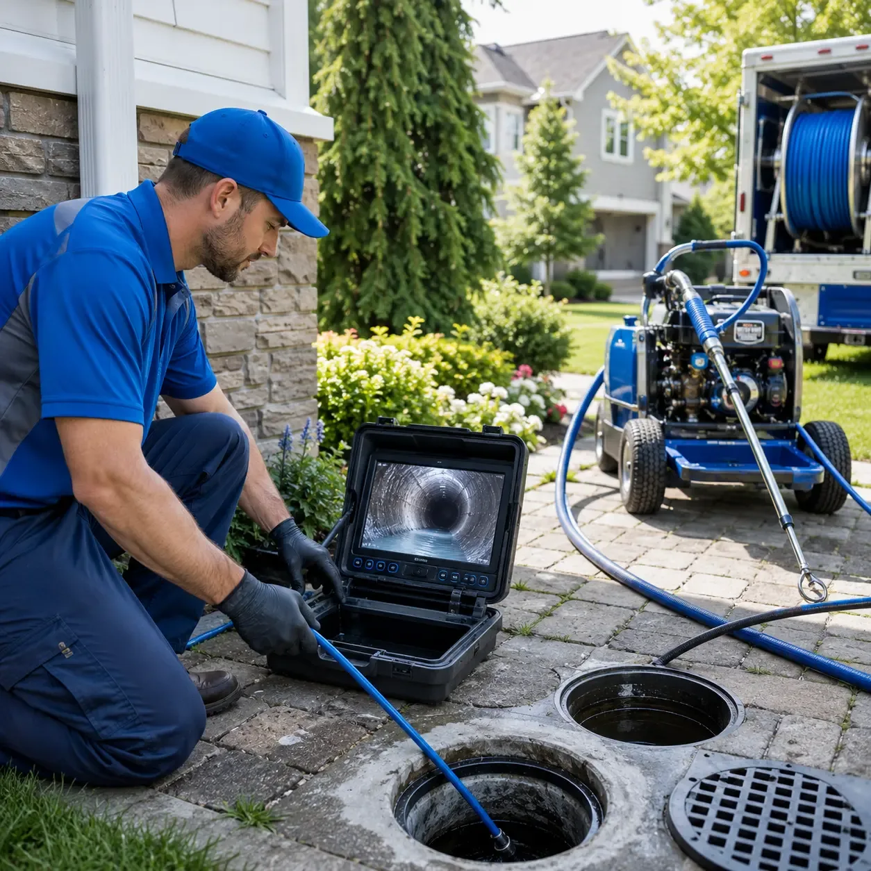 Outdoor drain cleaning professionals serving Newport, VT